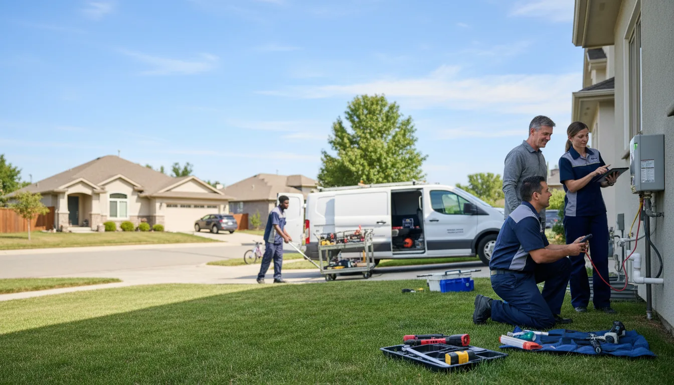 Tankless water heater service in Philip, SD